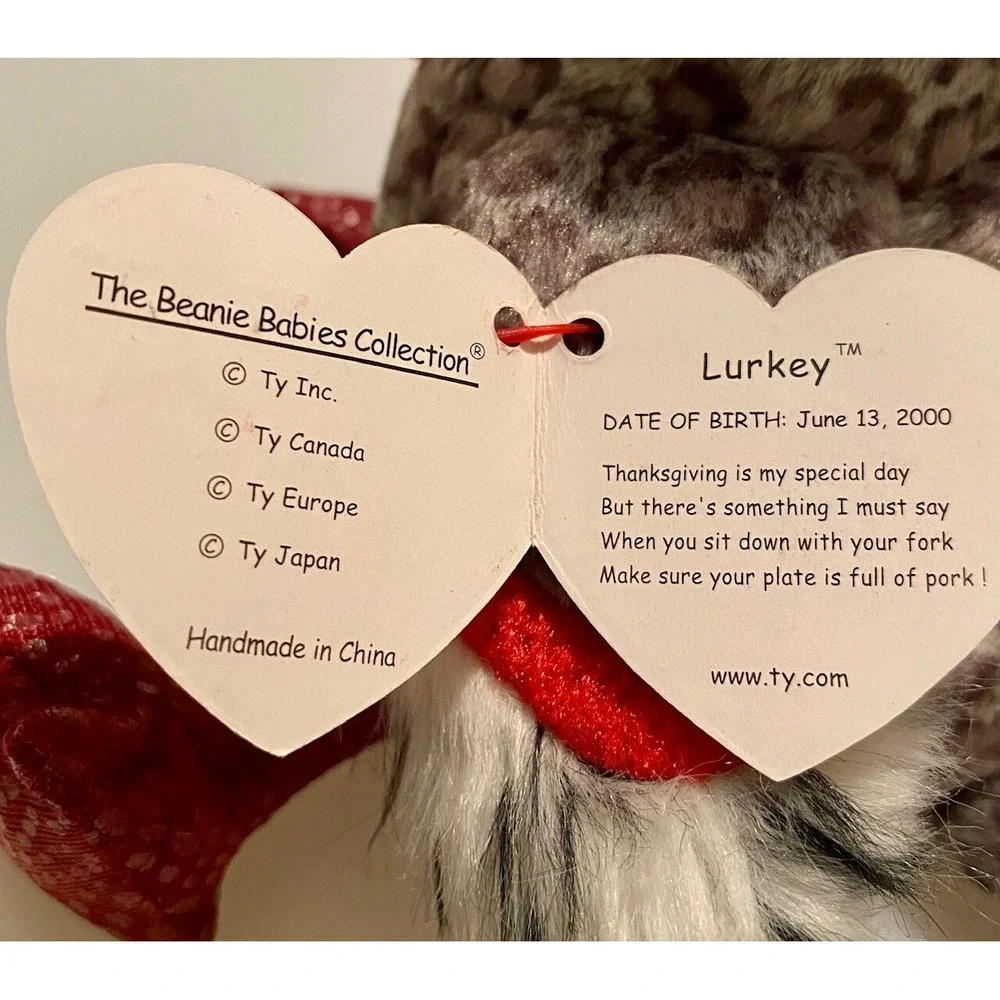 Lurkey The Turkey - Ty Beanie Babies Collectible